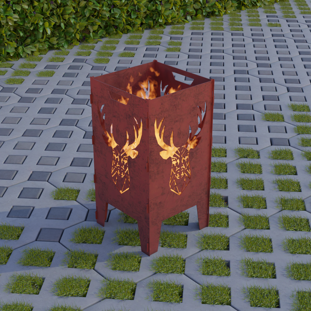 Feuerkorb Hirsch