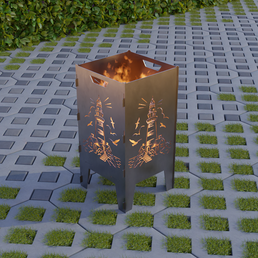 Feuerkorb Leuchtturm