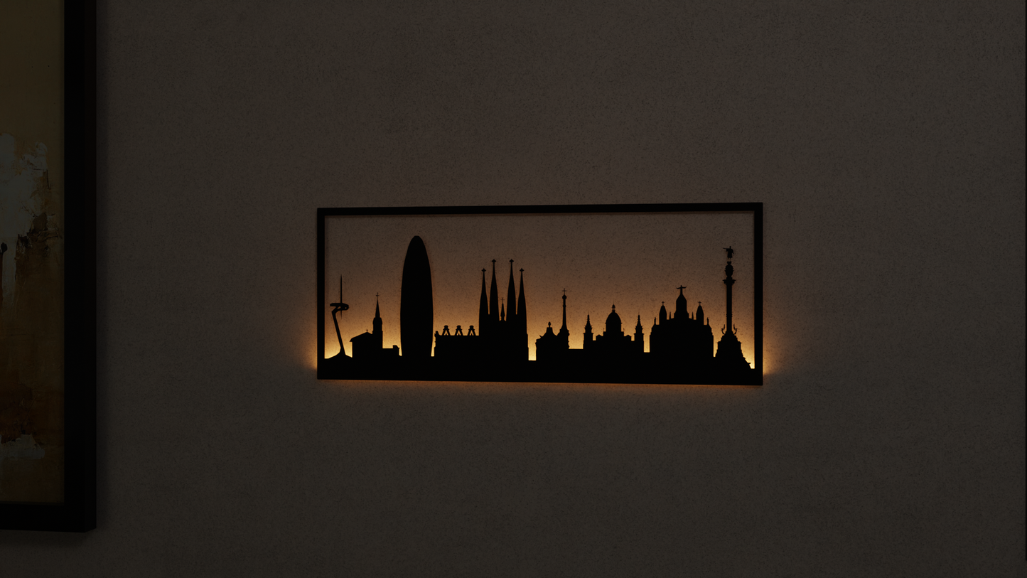 Wandbild "Barcelona"